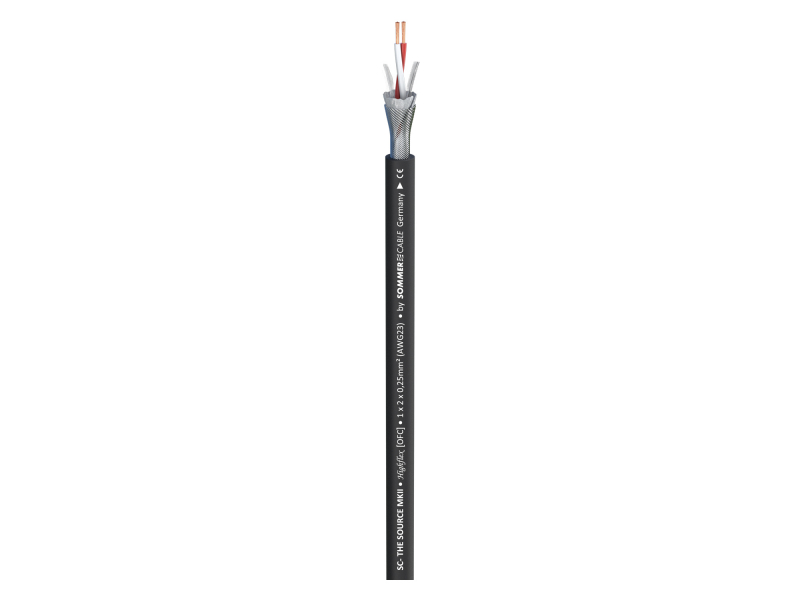 SOMMER CABLE SOURCE MKII PVC Przewód mikrofonowy 2 x 0,25 mm2 200-0101
